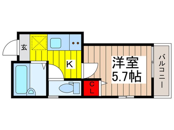 グラスハウスの物件間取画像